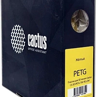 Пластик PETG Cactus CS-3D-PETG-750-YELLOW, желтый, 1,75 мм, 0,75 кг, для 3D принтера